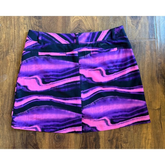 Slazenger Skort Golf Purple Pink Tennis Activewear Pickleball Sz 8 Women Pull On - Picture 6 of 7